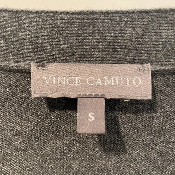 Vince Camuto Women's Small Gray Long‎ Duster Button Front Cardigan Sweater (160) - Picture 4 of 4